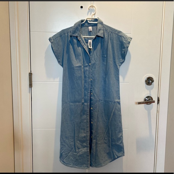 Never worn. Small Jean button up dress from old navy. - Picture 1 of 1